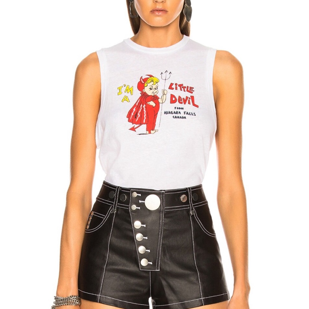 Re/done little devil tank top medium